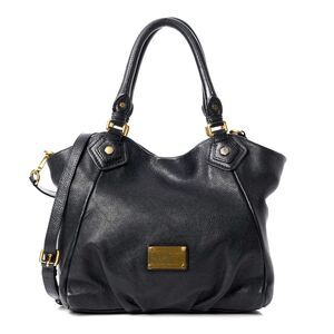 Marc by Marc Jacobs Black Leather Hobo Crossbody Shoulder Bag + Dust Bag